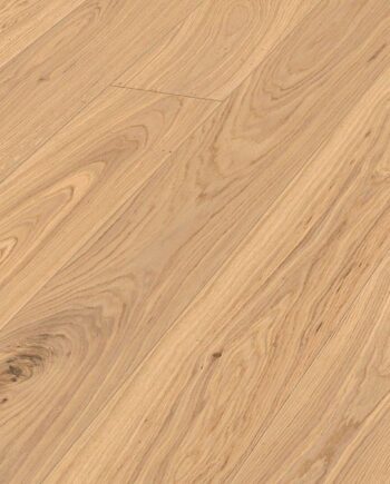 Oak parquet Meister, Longlife PD 400, Natural light oak lively 09023, 1-strip, 2200 x 180 mm, brushed, naturally oiled