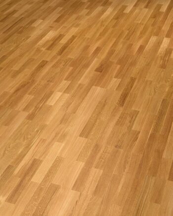 Oak parquet Thede & Witte Euro 3-strip, nature, oiled, 3-strip, 2200 x 204 x 14 mm