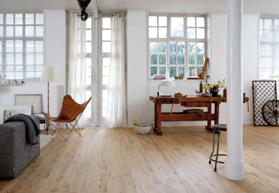 Oak Flooring Bauwerk Cleverpark 1250 Avorio 34 oiled brushed – view 2 Oak Flooring Bauwerk Cleverpark 1250 Avorio 34 oiled brushed – 2