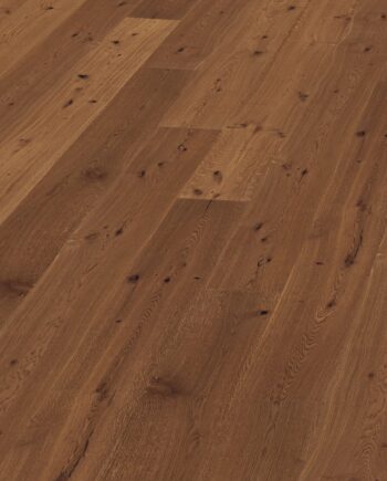 Parquet floor Smoked Oak Trinity Rustical 1-strip beveled brushed oiled 305mm