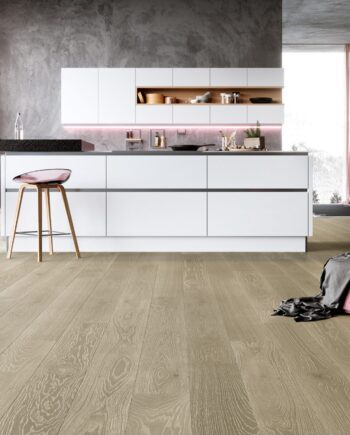 Parquet Oak, Oak ABC Dune White Pores, 1-strip, brushed, beveled, extra matte lacquer 5%