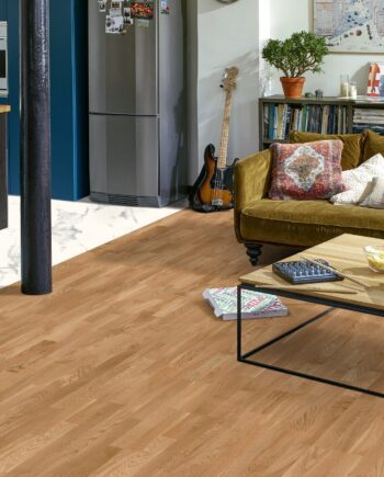 Parquet Tarkett, Grace, Oak Nature TreS, 3-strip, brushed, Proteco ExtraMatt matt lacquer