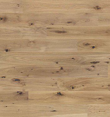 Parquet Tarkett, Heritage, Oak Blonde 14mm, brushed, 2 sides beveled, 1-strip, Proteco Hardwax