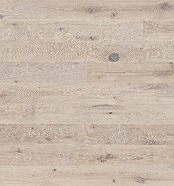 Parquet Tarkett, Heritage, Oak Lime Stone, brushed, 2 sides beveled, 1-strip, Proteco Hardwax Oil