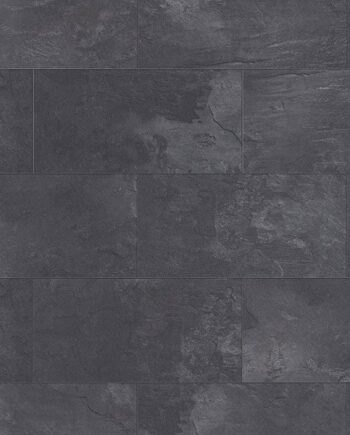 Tile-effect waterproof laminate flooring Stone Dark, 8 mm, 32/AC4