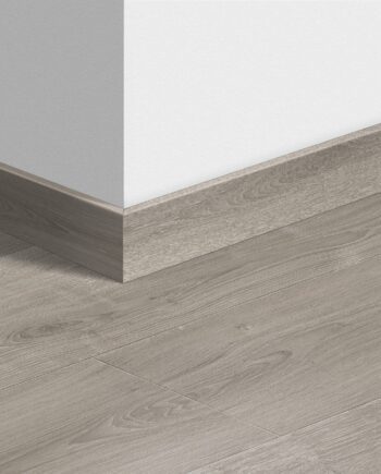 Skirting board Quick-Step Brushed Oak Grey for laminate, MDF, 12x58x2400 mm