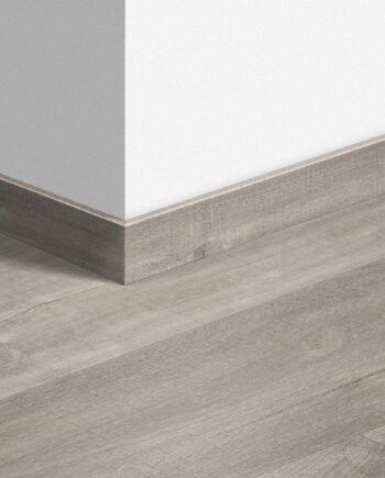 Skirting board Quick-Step Canyon Oak Grey With Saw Cuts for LVT vinyl flooring, waterproof, 12x58x2400 mm