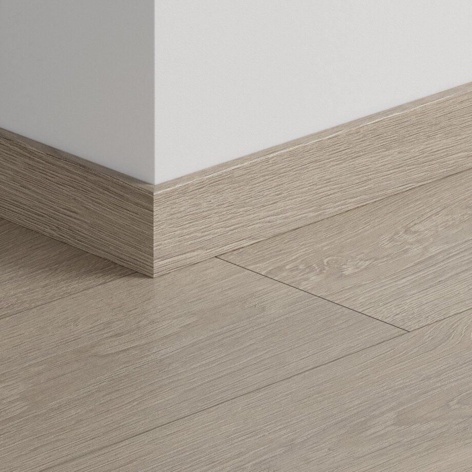 Skirting board Quick-Step Old Oak Light Grey for laminate, MDF, 12x58x2400 mm Skirting board Quick-Step Old Oak Light Grey for laminate, MDF, 12x58x2400 mm