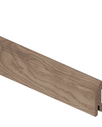 Skirting board oak, solid wood, 13x57x2700 mm