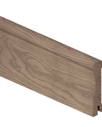 Skirting board oak, solid wood, 16x90x2700 mm