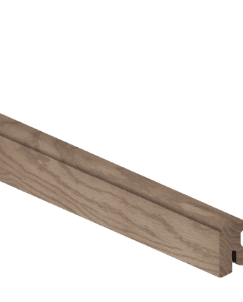 Skirting board oak, solid wood, 20x40x2700 mm