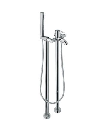 Bath mixer on floor columns Emmevi Piper 4500128 with hand shower