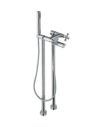 Bath mixer on floor columns Emmevi Spirit New 3100128 with hand shower