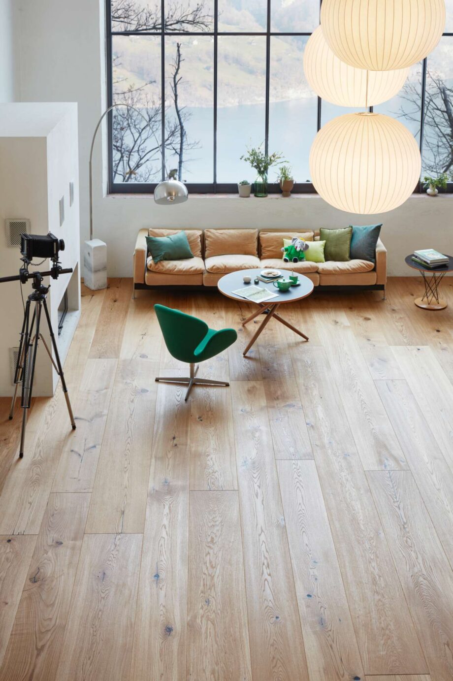 Wooden Flooring Bauwerk Unicopark Oak Mandorla 46 oiled handcrafted – view 2 Wooden Flooring Bauwerk Unicopark Oak Mandorla 46 oiled handcrafted – 2