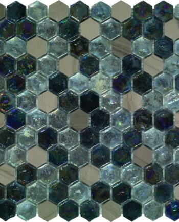 Mixed material mosaic Dune Kassiani, 29x30 cm, 8 mm