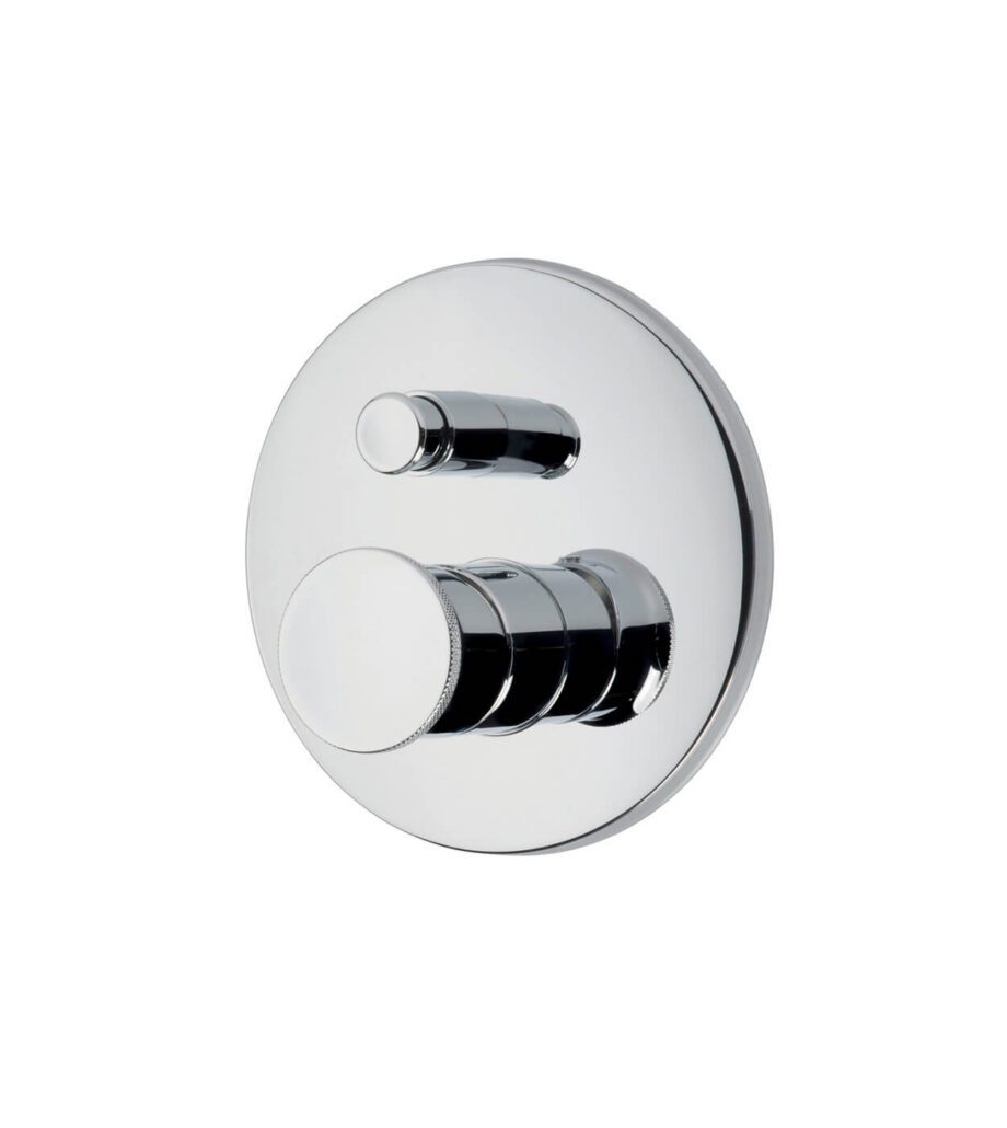 Concealed shower mixer Emmevi Filobrass 85019, 2 outlets, push-button – view 2 Concealed shower mixer Emmevi Filobrass 85019, 2 outlets, push-button – 2