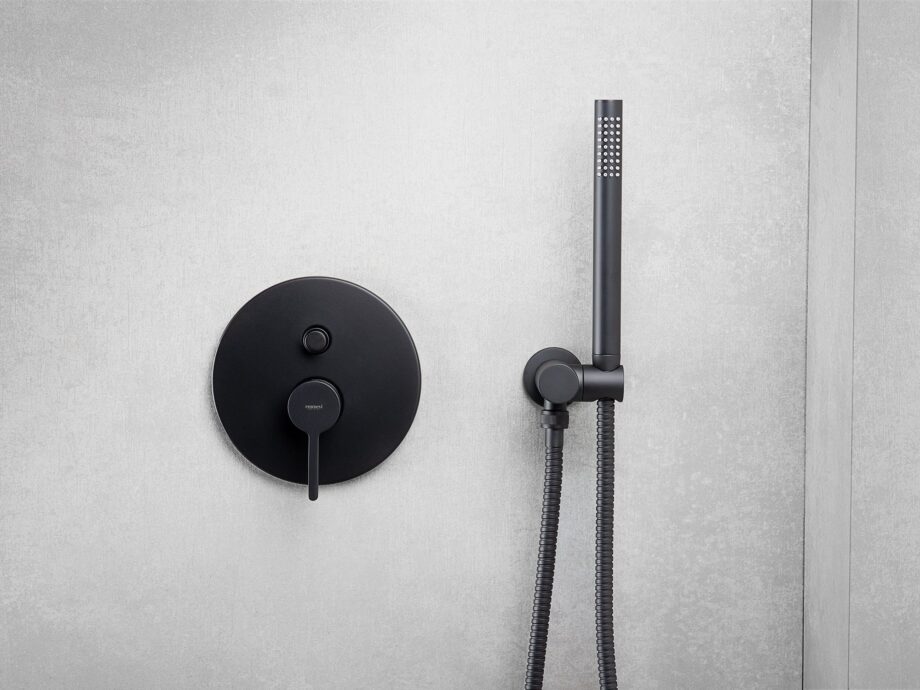Concealed shower mixer Emmevi Filobrass 85019, 2 outlets, push-button – view 3 Concealed shower mixer Emmevi Filobrass 85019, 2 outlets, push-button – 3
