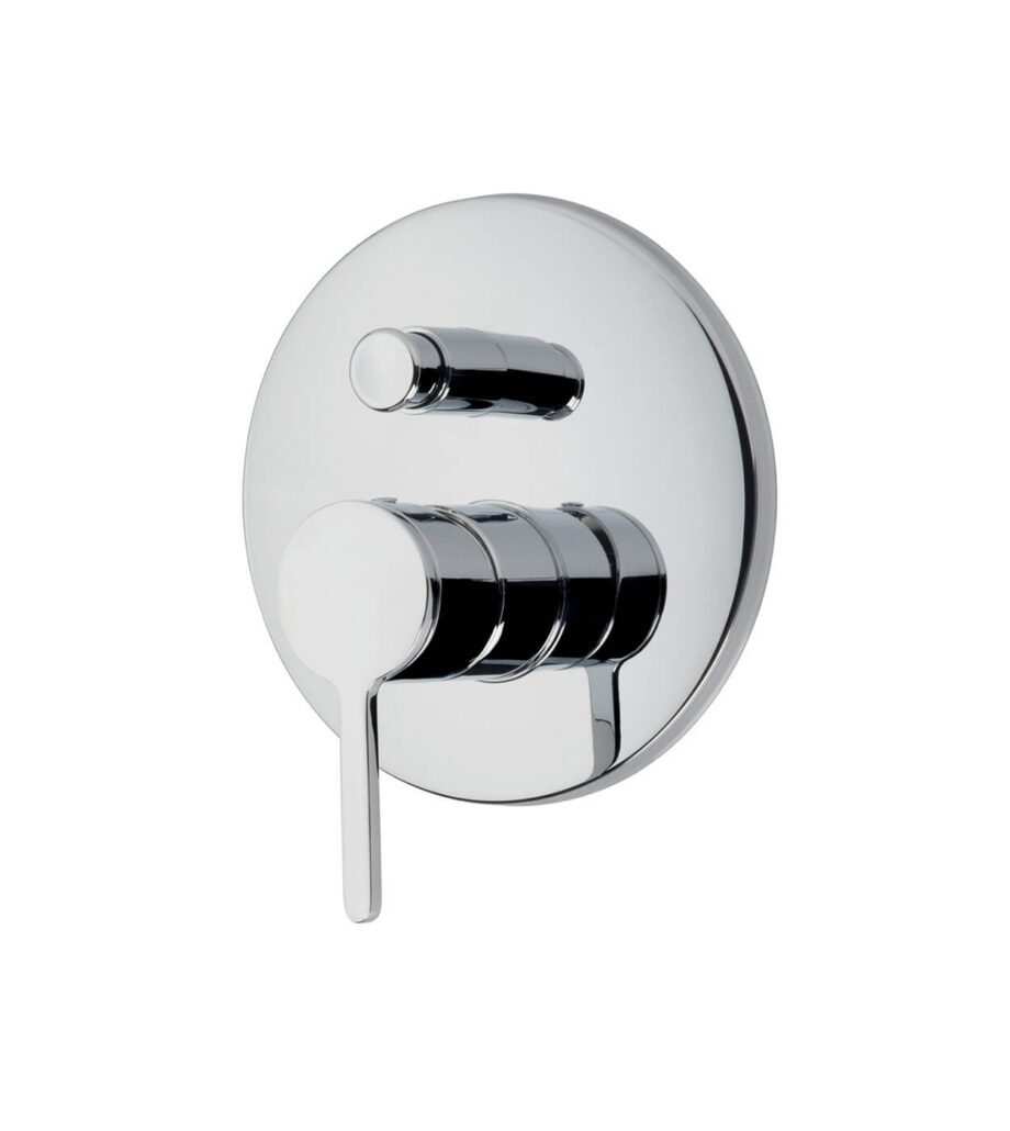 Concealed shower mixer Emmevi Filobrass 85019, 2 outlets, push-button Concealed shower mixer Emmevi Filobrass 85019, 2 outlets, push-button