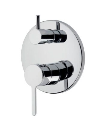 Concealed shower mixer Emmevi Filobrass 85019CER, 2 outlets, diverter cartridge