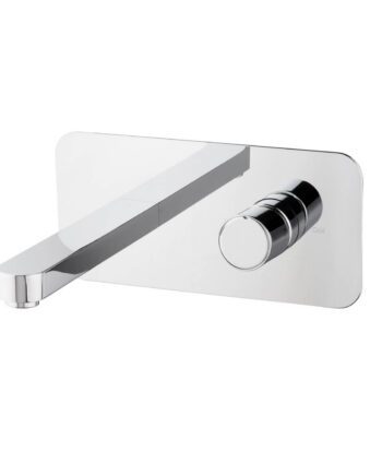 Wall-mounted basin mixer Emmevi Ade 78055, single plate