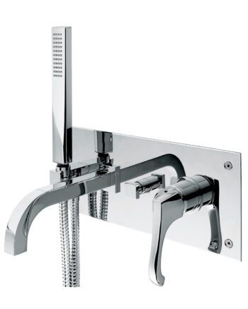 Concealed bath mixer Emmevi Ares 76051 with spout and hand shower