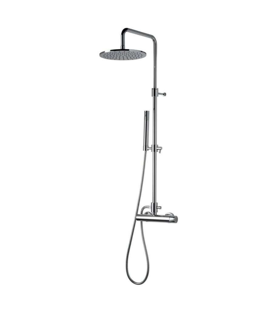 Shower column with mixer Emmevi Filobrass 8500284, overhead Ø 250 mm, chrome Shower column with mixer Emmevi Filobrass 8500284, overhead Ø 250 mm