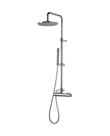 Shower column with mixer Emmevi Filobrass 8500284, overhead Ø 250 mm