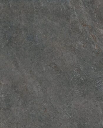 Stone-effect matt porcelain floor tile Tau Caribbean Graphite, 120x120 cm, 9 mm, graphite grey, rectified