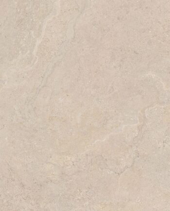 Stone-effect matt porcelain floor tile Tau Dorset Linen, 90x90 cm, linen beige, rectified