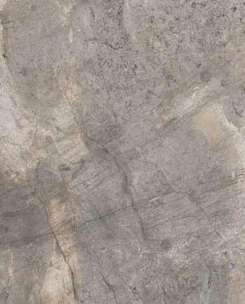 Stone-effect polished porcelain floor tile Tau Mainstone Gray Pol, 120x120 cm, 9 mm, grey, rectified