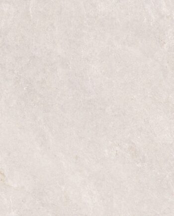 Stone-effect semi-polished porcelain floor tile Tau Caribbean White SP, 90x90 cm, white, rectified