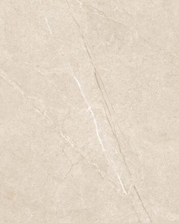Stone-effect soft matt porcelain floor tile Tau Lithos Soft Linen, 60x120 cm, linen beige, rectified