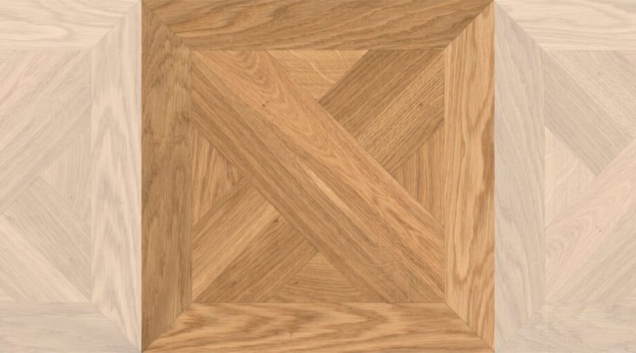 Panel Parquet Oak Natur Bern 50, unfinished, 15 x 340 x 340 mm