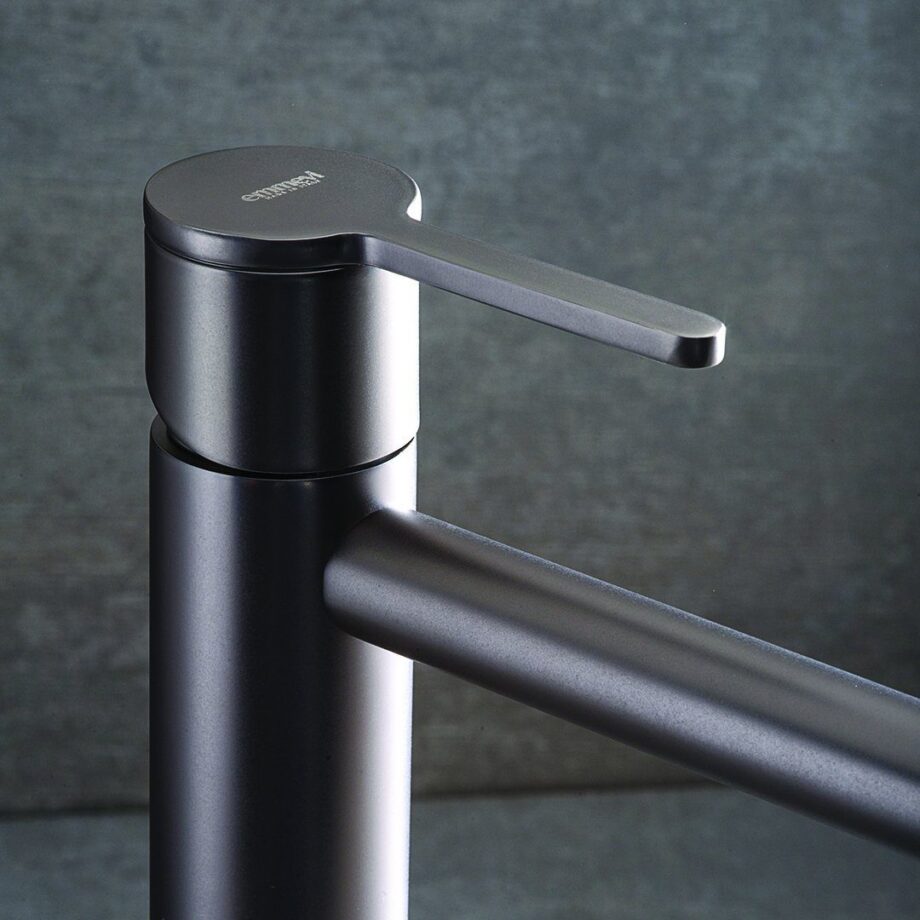Tall basin mixer Emmevi Filobrass 85003BIG with click-clack waste, graphite Tall basin mixer Emmevi Filobrass 85003BIG with click-clack waste – 5