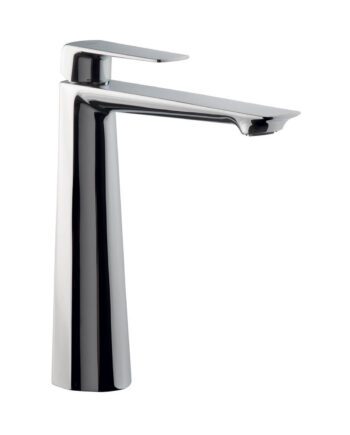 Tall basin mixer Emmevi Stele 99003KBIG with click-clack waste