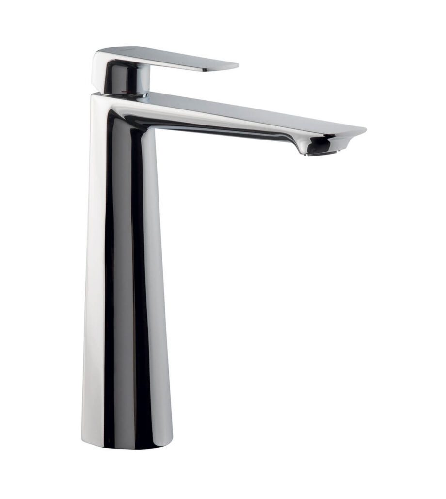 Tall basin mixer Emmevi Stele 99003KBIG with click-clack waste