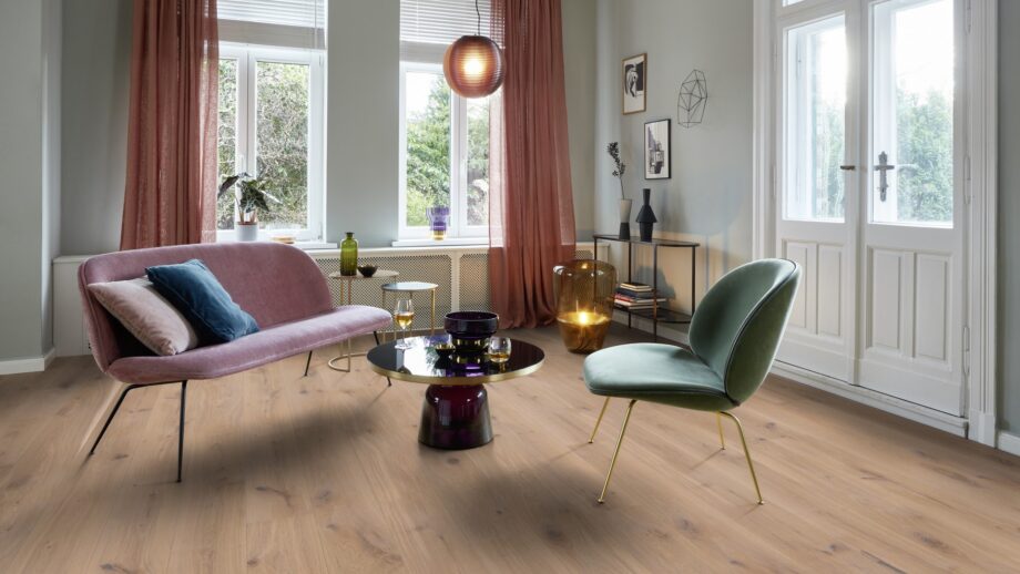 Tammeparkett Bauwerk Casapark tamm 46 Farina harjatud õlivaha 181mm