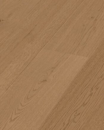 Oak parquet Meister, Lindura HD 400, Clay brown oak lively 20227, 1-strip, 2200 x 205 mm, brushed, ultra matt lacquered