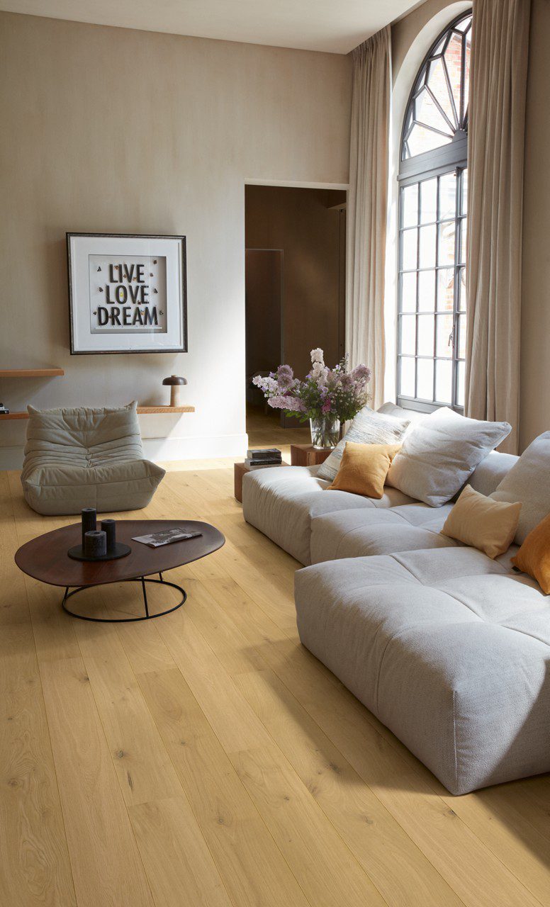 Tammeparkett Quick-Step Amato Pure Oak eriti matt lakk, veekindel 145mm