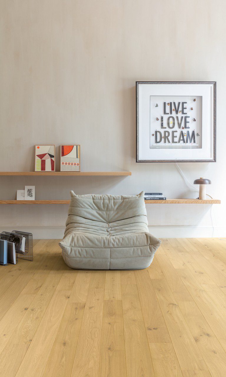 Tammeparkett Quick-Step Amato Pure Oak eriti matt lakk, veekindel 145mm