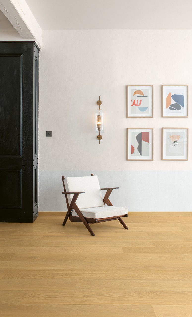 Tammeparkett Quick-Step Palazzo Refined Oak eriti matt lakk 190mm