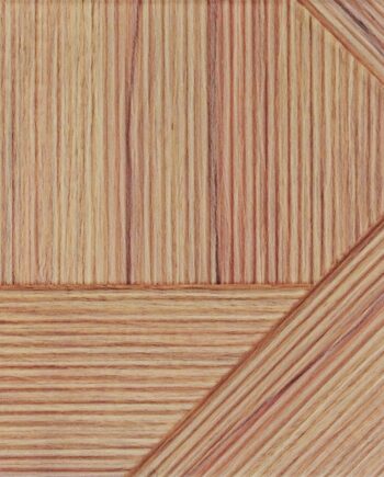 Triibulise 3D reljeefiga keraamiline seinaplaat Dune Stripes Mix Teak, 25x25 cm, 10 mm, tiikpuu