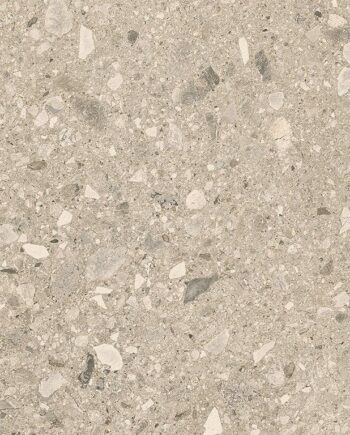 Terrazzo effect outdoor porcelain tile Terrazzo Stone Mocca, 59.3x59.3 cm, 20 mm, matt, slip-resistant R11