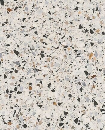 Terrazzo-effect semi-polished porcelain floor tile Hika Terrazzo Mix, 60x120 cm, 8 mm, multicolour, R9