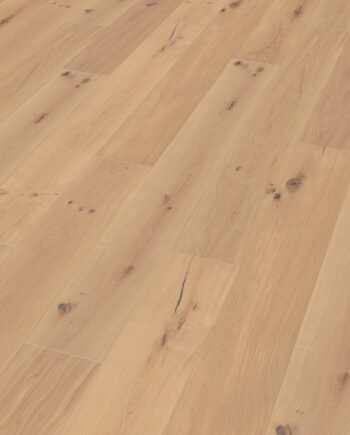 Oak parquet Thede & Witte Boston XL, knotty, handscraped, oiled, rough appearance, 1-strip, 2200 x 260 x 15 mm