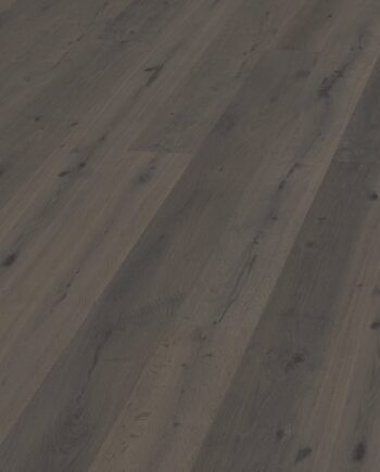 Oak parquet Thede & Witte Boston, rustic knotty, brushed, grey oiled, 1-strip, 1900 x 189 x 15 mm