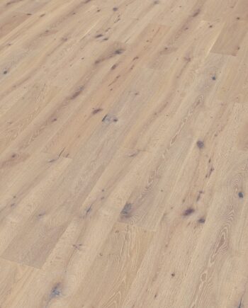 Oak parquet Thede & Witte Boston, Whitewash, white oiled, 1-strip, 1900 x 189 x 15 mm