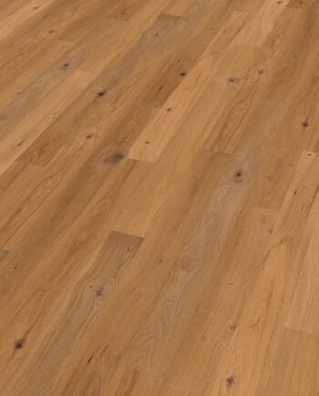 Oak parquet Thede & Witte Boston, rustic knotty, brushed, oiled, 1-strip, 1860 x 148 x 15 mm