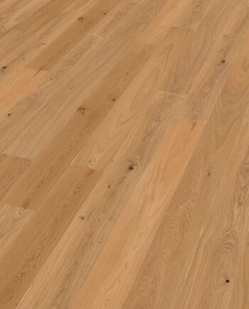 Oak parquet Thede & Witte Boston, slightly knotty, brushed, oiled, 1-strip, 1900 x 189 x 15 mm