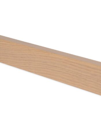 Skirting board Thede & Witte Cube 40, oak, rough appearance, 15 x 40 x 2400 mm